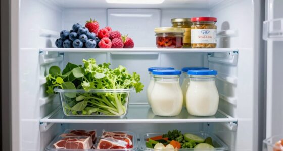organize fridge by zones