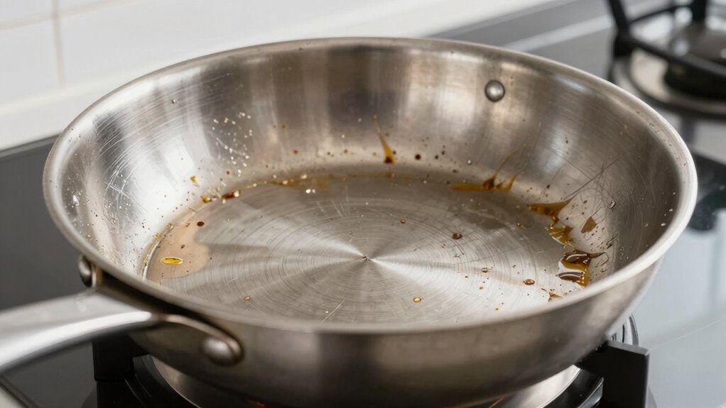 pan material impacts non stick