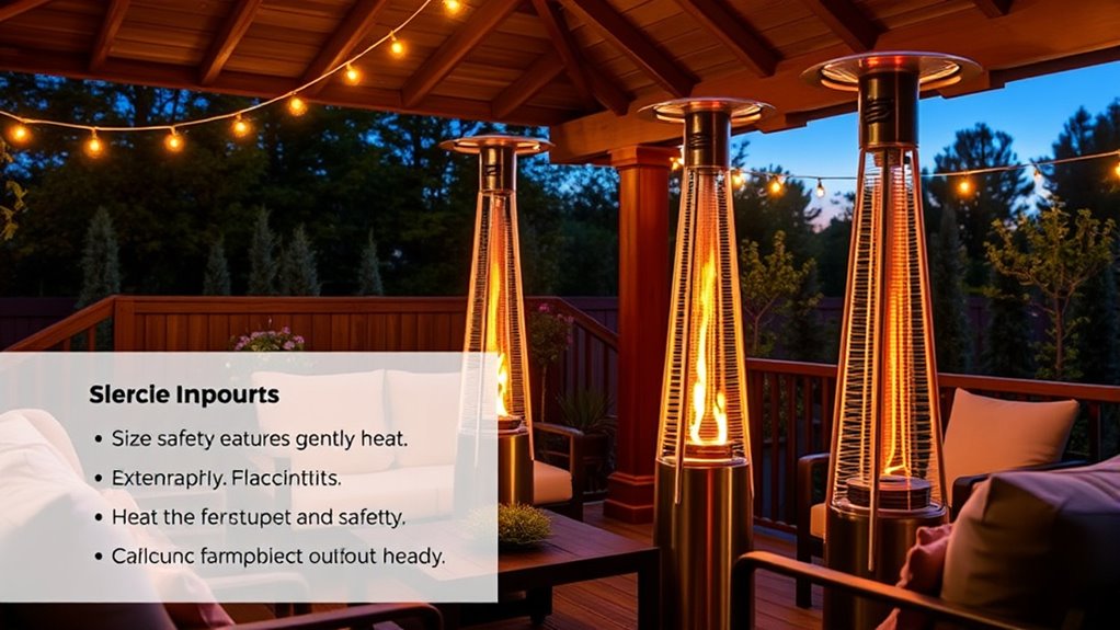 patio heater safety features