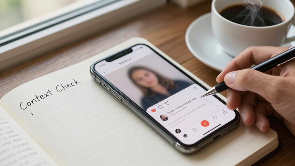 pause evaluate share responsibly