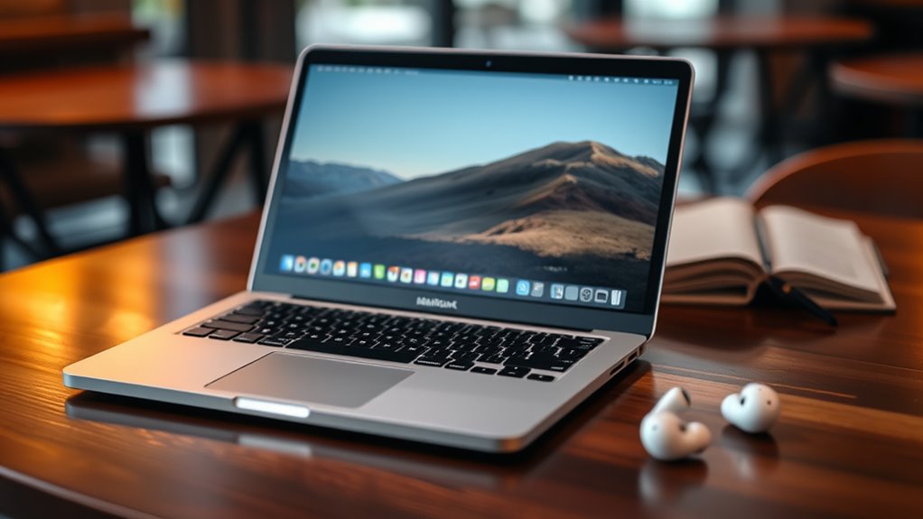 portable quiet travel macbook