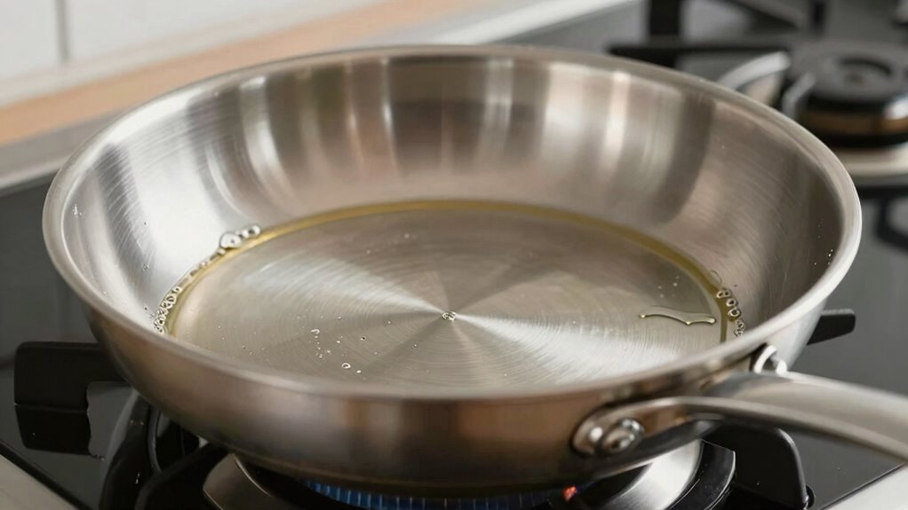 preheat with proper oil
