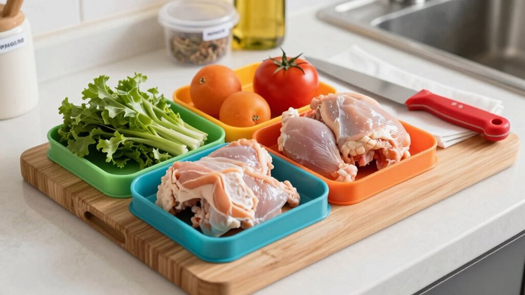 prevent cross contamination in kitchen