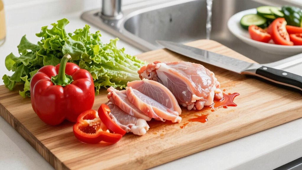 prevent cross contamination through hygiene