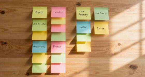 priorities clarified with two lists