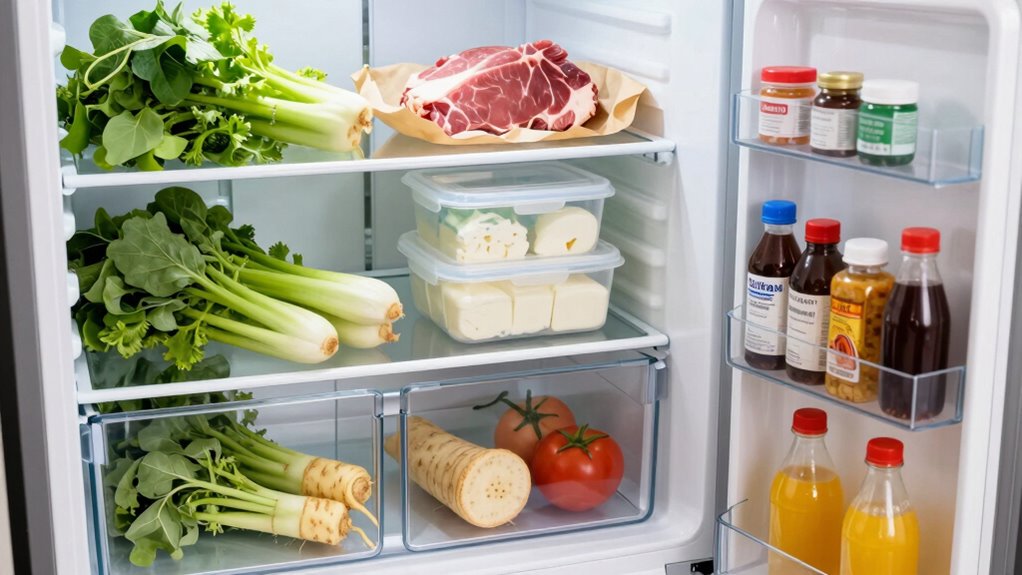 proper fridge zone organization