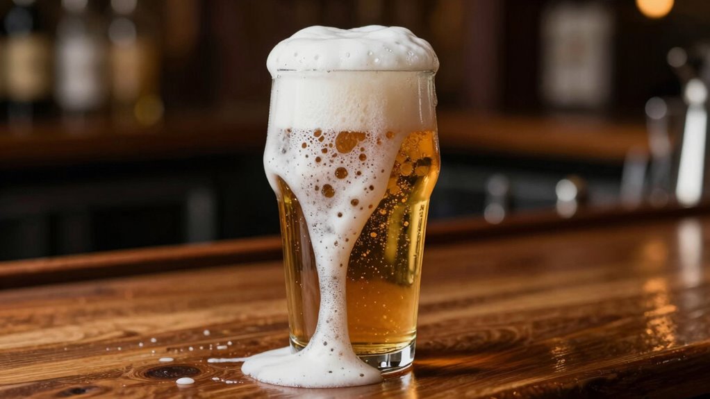 properly pour and clean