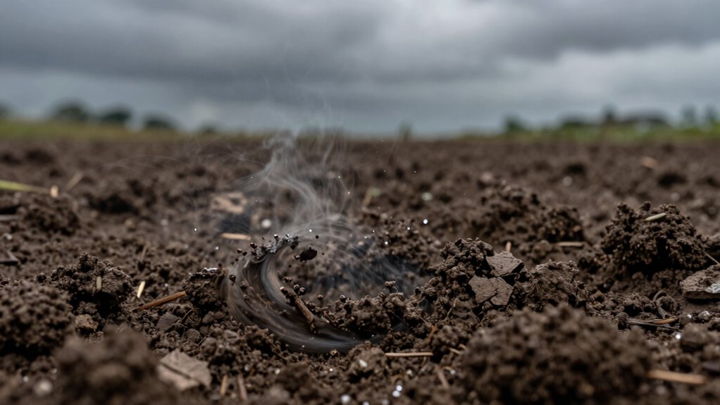 rain triggers microbial oil release