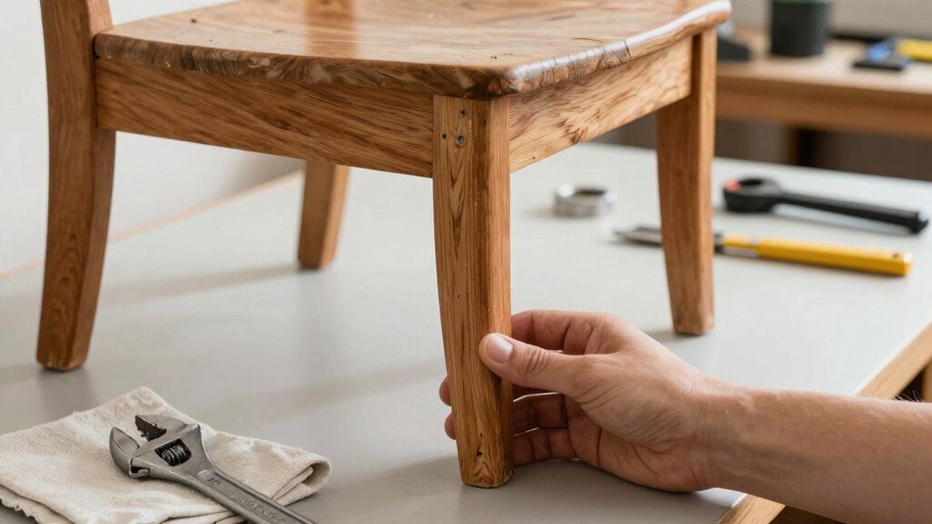 regularly tighten and maintain