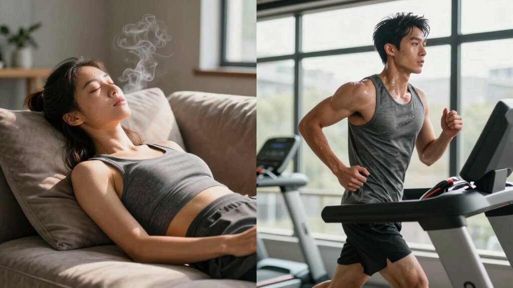 rest and activity calorie differences