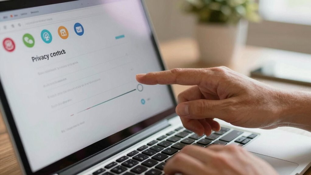 review and update privacy settings