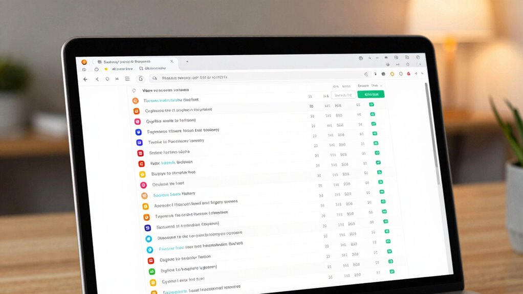 review browser data regularly