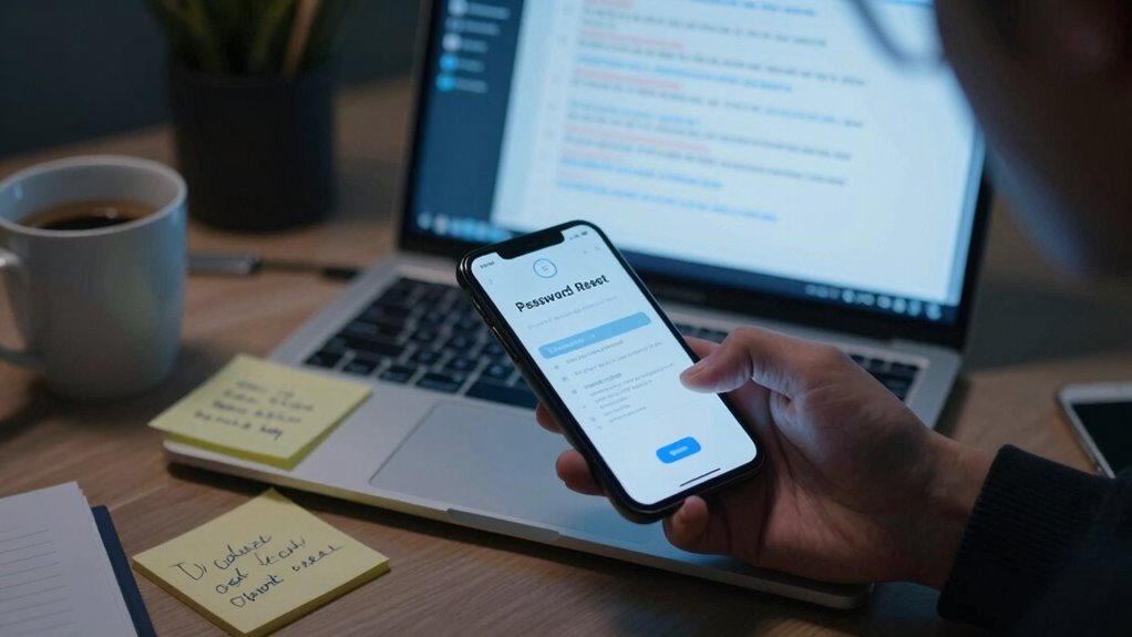 rushing password reset risks