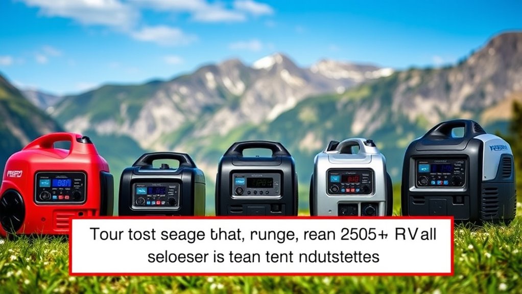 rv generator selection tips