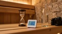 sauna temperature hydration guidelines
