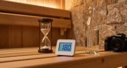 sauna temperature hydration guidelines