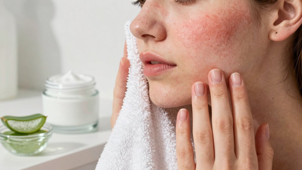 see dermatologist for persistent dry skin