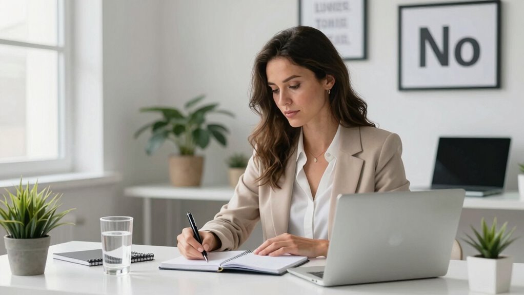 set boundaries confidently