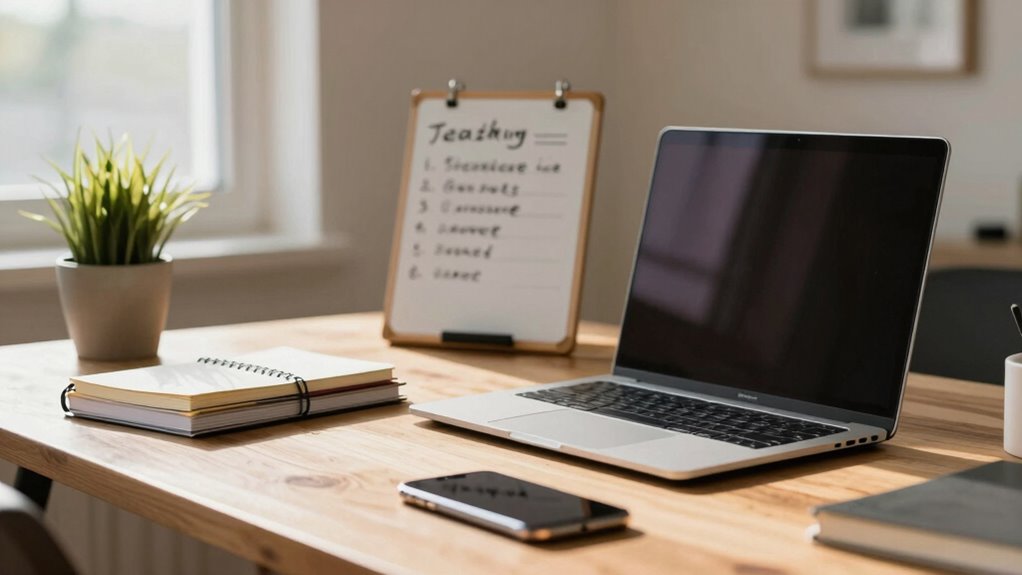 set goals to reduce distractions