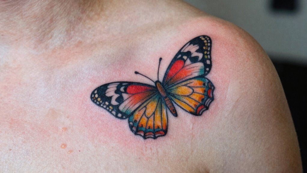 shoulder tattoo healing schedule