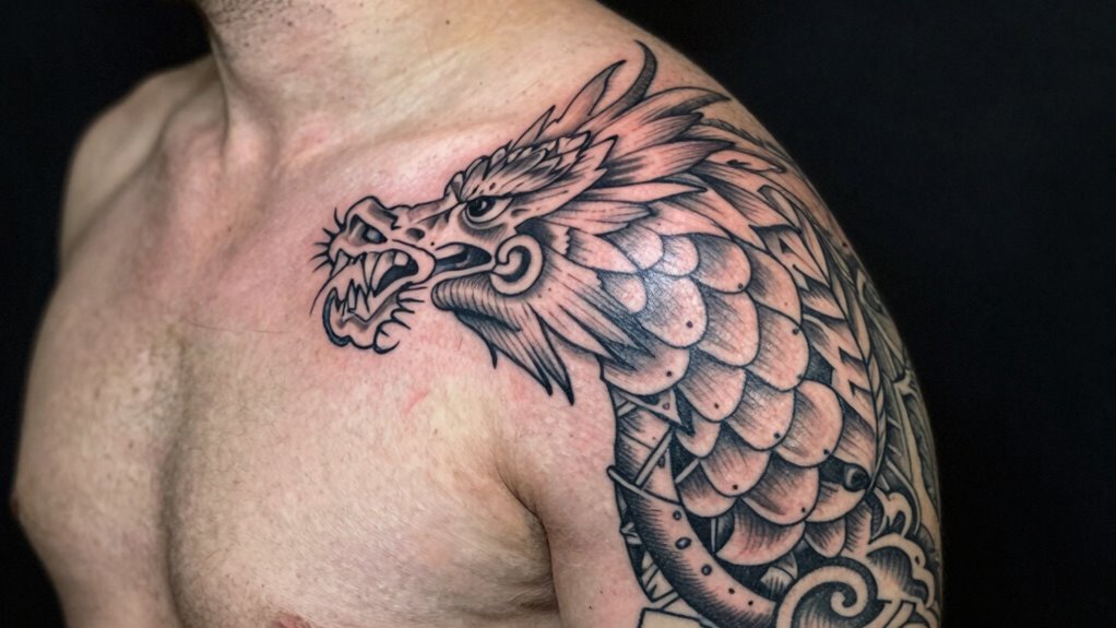 shoulder tattoo pain management