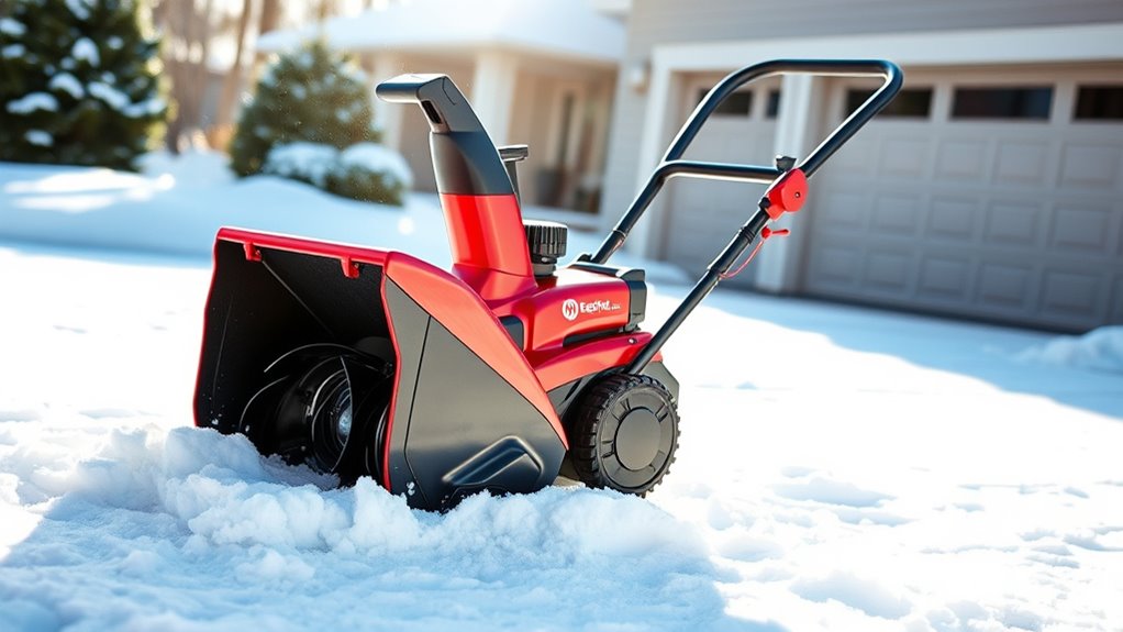 snow blower features and specs