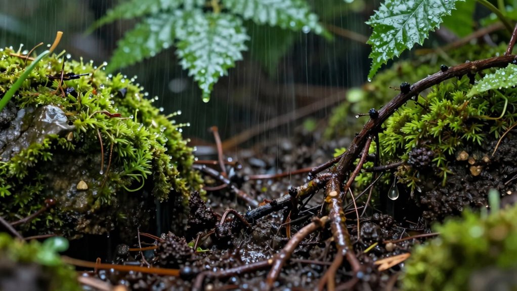 soil microbes produce geosmin