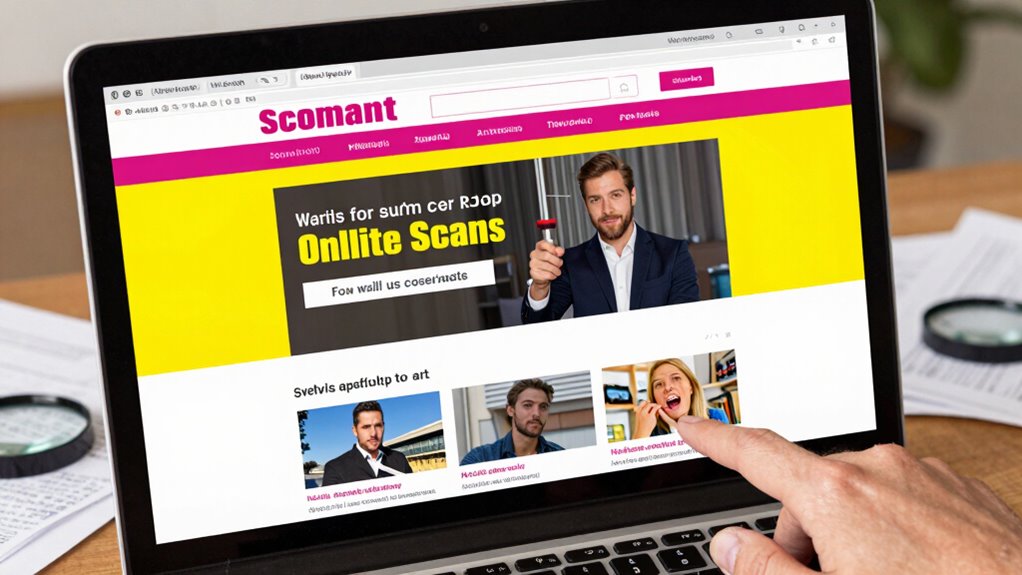 spot fake website red flags