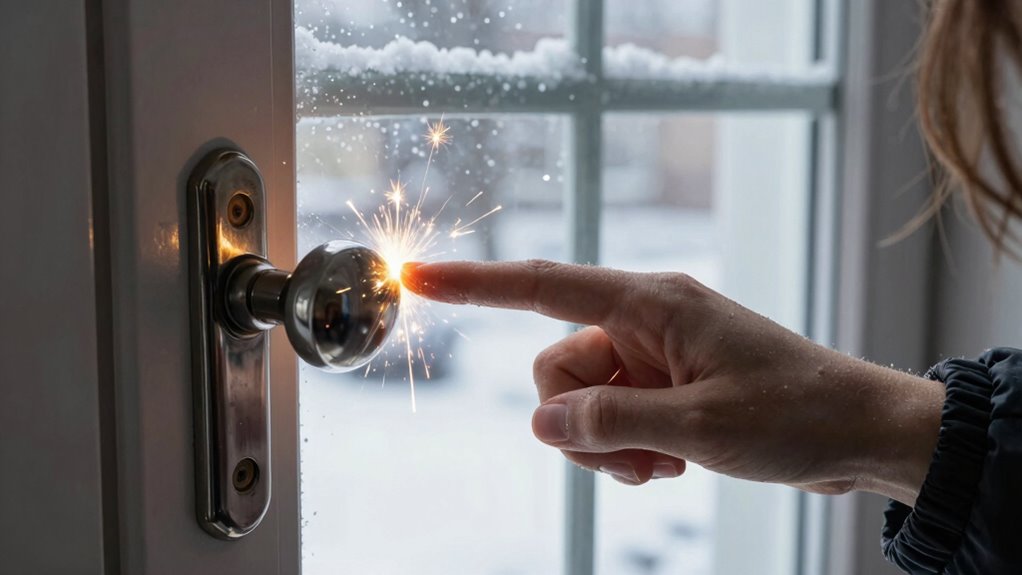 static electricity in winter