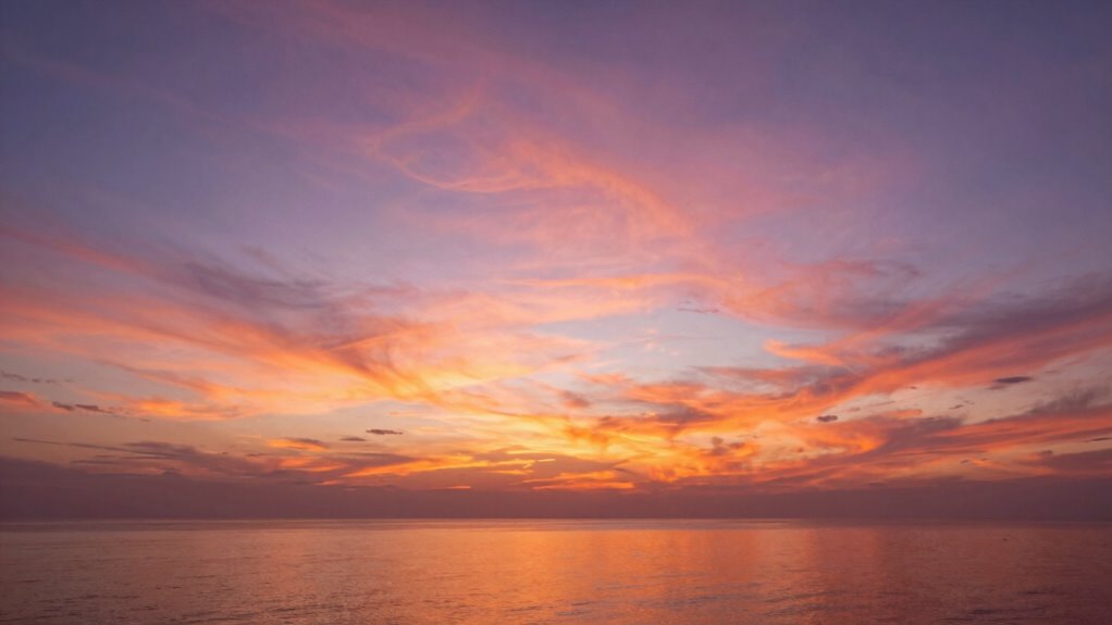 sunlight angles cause color shifts