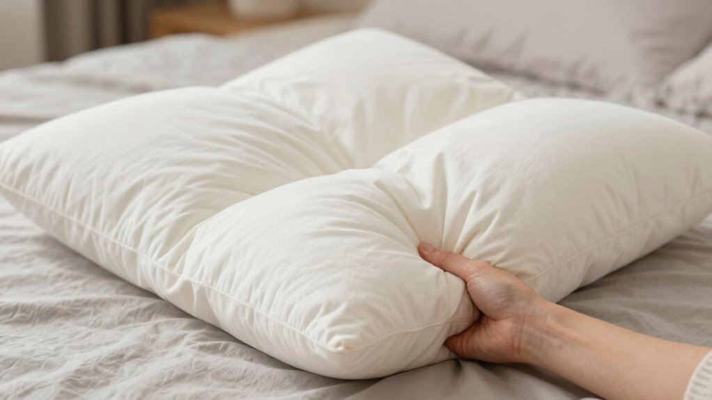 test pillow support firmness