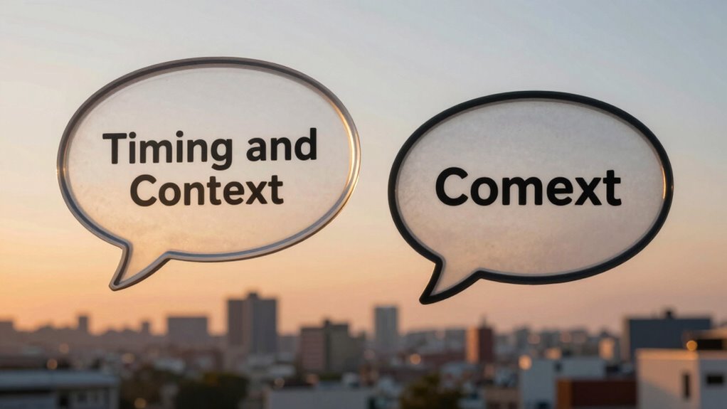 timing shapes message impact