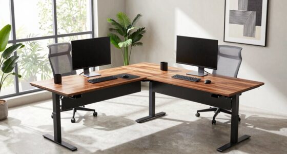 top corner standing desks