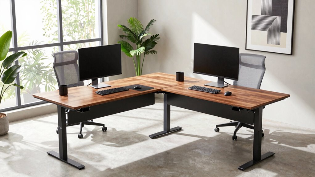 top corner standing desks