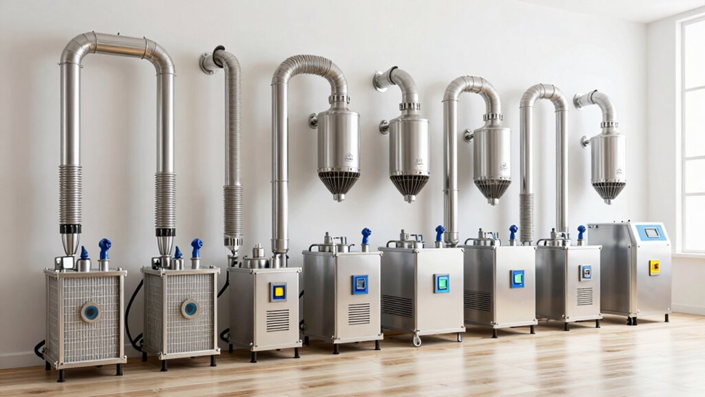 top dust collection systems