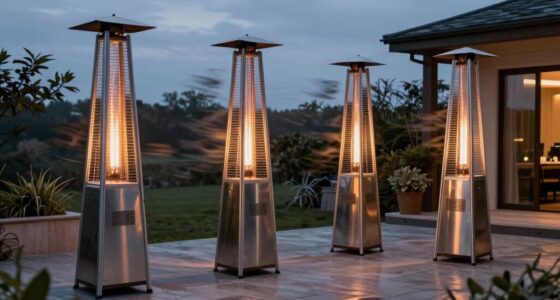 top wind resistant patio heaters
