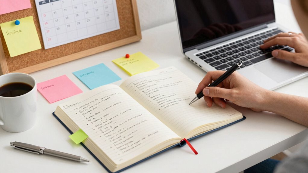 use organized notes effectively