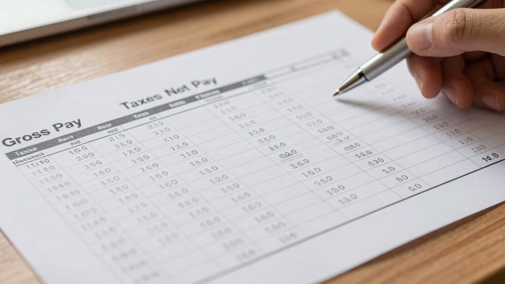 use pay stub for financial planning