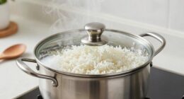 use proper water to rice ratio