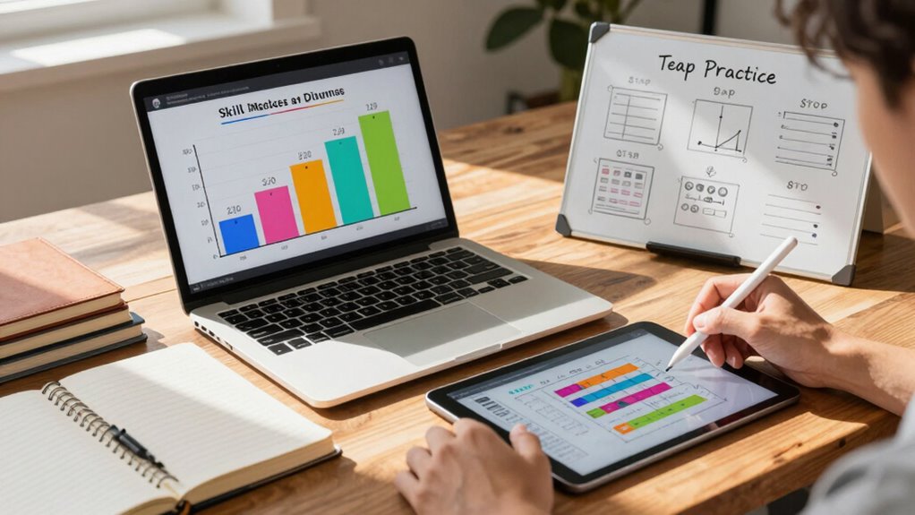 use tools to track progress