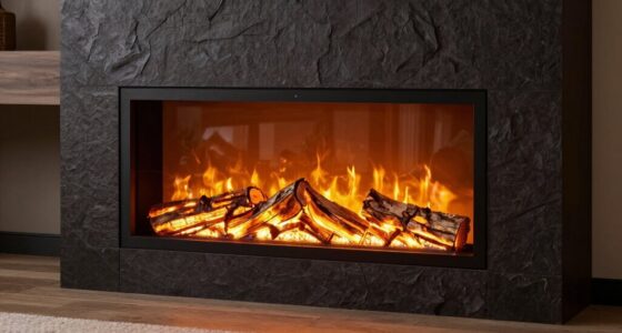 ventless electric fireplace safety
