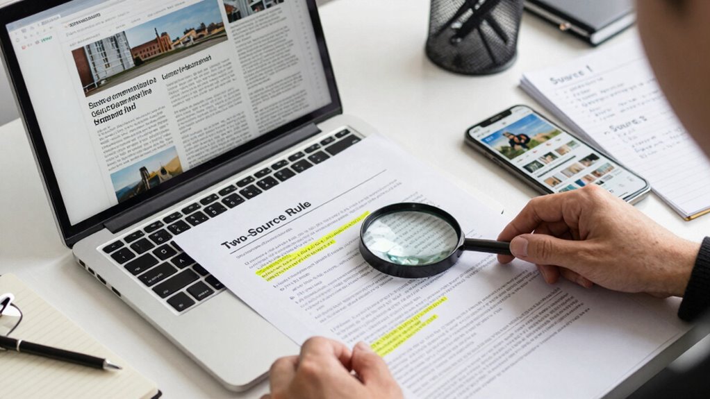 verify independent credible sources