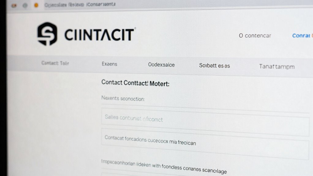 verify website contact details