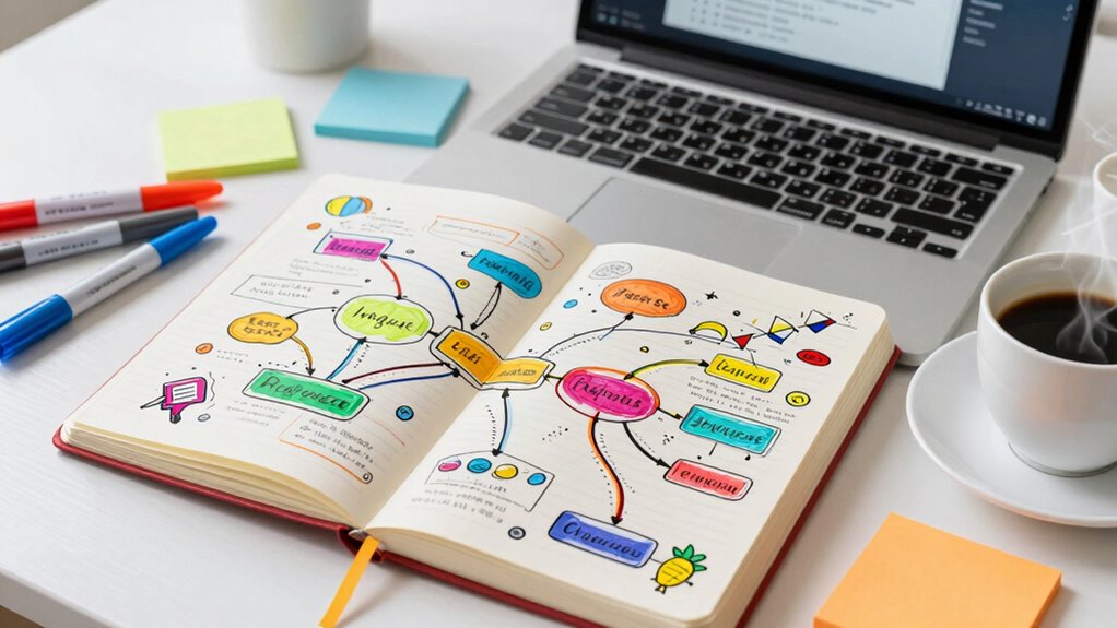 visualize ideas with mind mapping