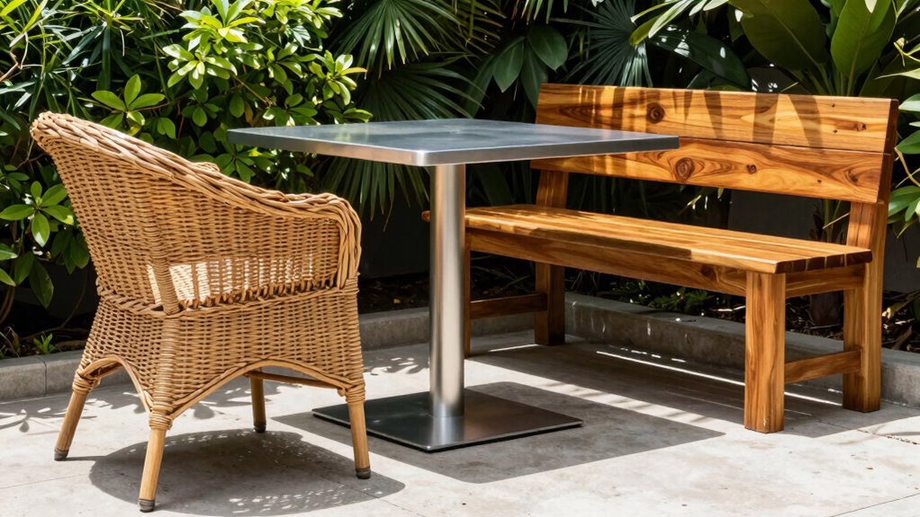 weather resistant outdoor furniture materials
