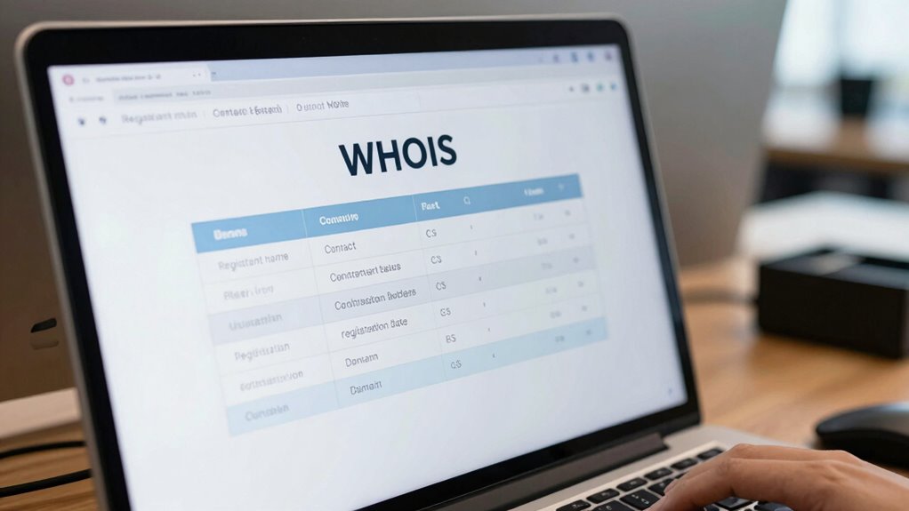 website ownership information revealed