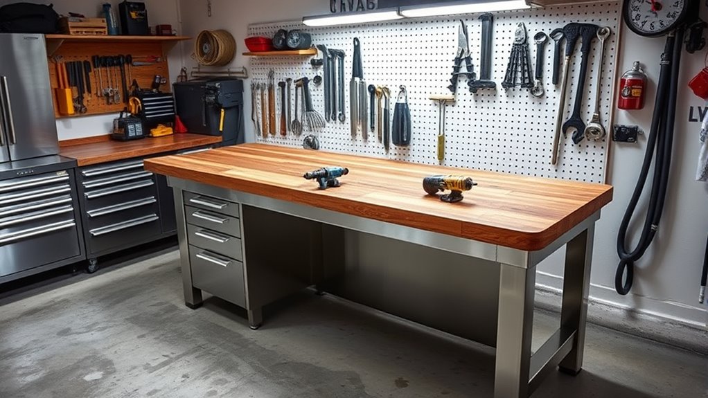 workbench size and features