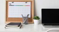 consistently maintains workplace organization