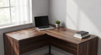 l shaped desks work well