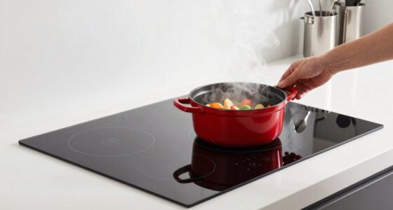 magnetic field heats cookware